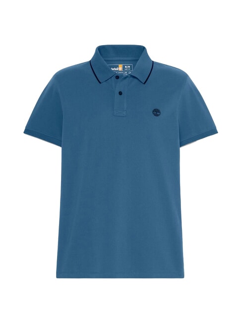 MILLERS RIVER Poloshirt aus Baumwolle dunkler Jeansstoff - Herren-Polo-Shirts/Herren-Polo-Shirt/Herrenpoloshirt/Herrenpoloshirts