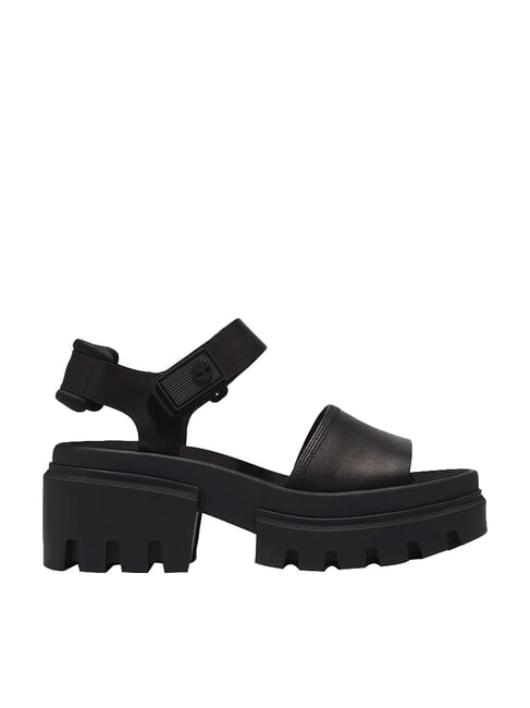 EVERLEIGH Keilsandalen SCHWARZ - Damenschuhe