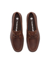 TIMBERLAND GRAFTON BAY Segelschuhe aus Leder mittelbraunes Vollnarbenleder - Herrenschuhe - 4