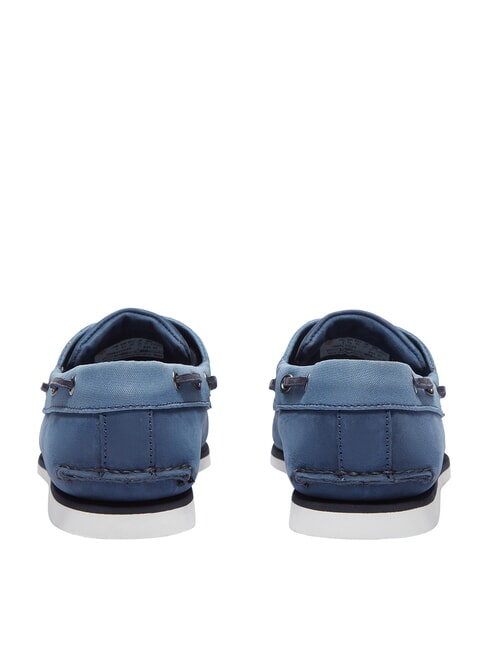 CLASSIC BOAT Lederbootschuhe dunkelblaues Nubuk - Herrenschuhe