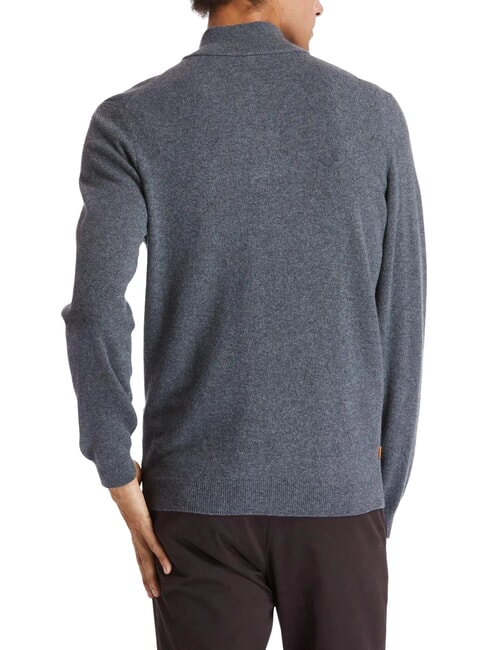 COHAS BROOK Pullover aus Wollmischung dunkel / grau / meliert - Herrenpullover