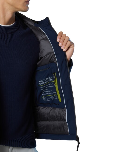 NORTH TECH Kapuzenjacke Navy blau - Herrenjacken