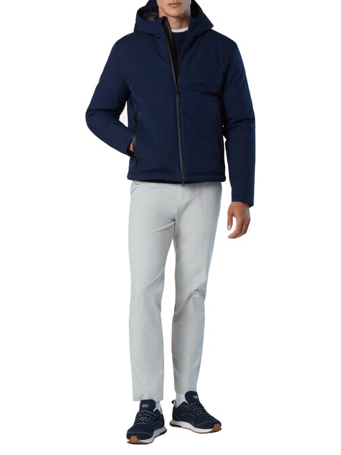 NORTH TECH Kapuzenjacke Navy blau - Herrenjacken