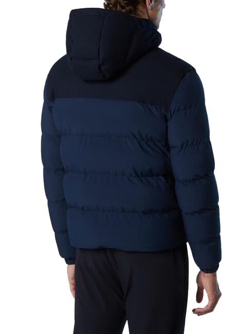 NORTH TECH Kapuzenjacke Navy blau - Daunenjacken f&uuml;r Herren