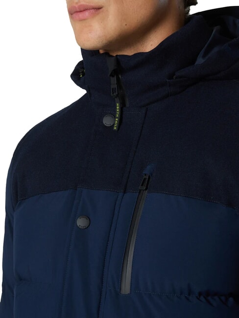 NORTH TECH Kapuzenjacke Navy blau - Daunenjacken f&uuml;r Herren