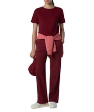 NORTH SAILS CORE Baumwoll-T-Shirt tiefrot - T-Shirts und Tops f&uuml;r Damen - 3