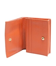 COCCINELLE METALLIC SOFT Kleine Geldb&ouml;rse aus Leder Grenadine Rot - Brieftaschen Damen - 2