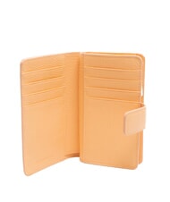 COCCINELLE METALLIC SOFT Geldb&ouml;rse aus strukturiertem Leder - Brieftaschen Damen