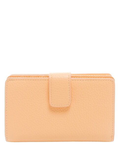 METALLIC SOFT Geldb&ouml;rse aus strukturiertem Leder Sonnenaufgang - Brieftaschen Damen