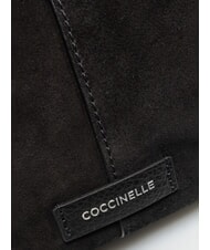 COCCINELLE ABIGAIL SUEDE B Umh&auml;ngetasche Schwarz - Damentaschen - 3