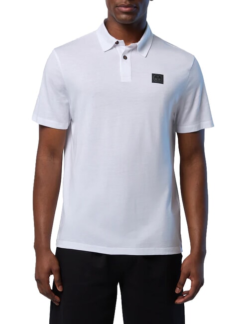 NORTH TECH Kurzarm-Poloshirt Wei&szlig; - Herren-Polo-Shirts/Herren-Polo-Shirt/Herrenpoloshirt/Herrenpoloshirts