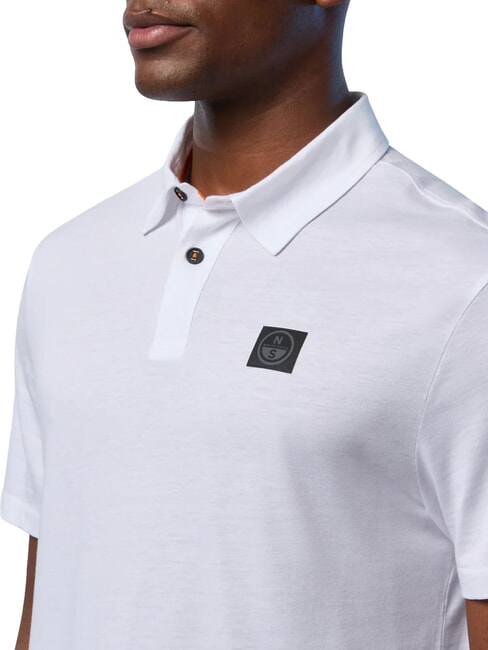 NORTH TECH Kurzarm-Poloshirt Wei&szlig; - Herren-Polo-Shirts/Herren-Polo-Shirt/Herrenpoloshirt/Herrenpoloshirts