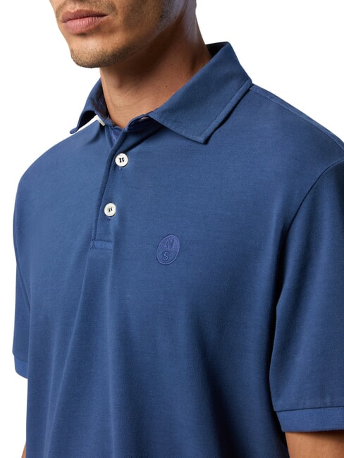 CORE Poloshirt mit gesticktem Logo dunkler Denim - Herren-Polo-Shirts/Herren-Polo-Shirt/Herrenpoloshirt/Herrenpoloshirts