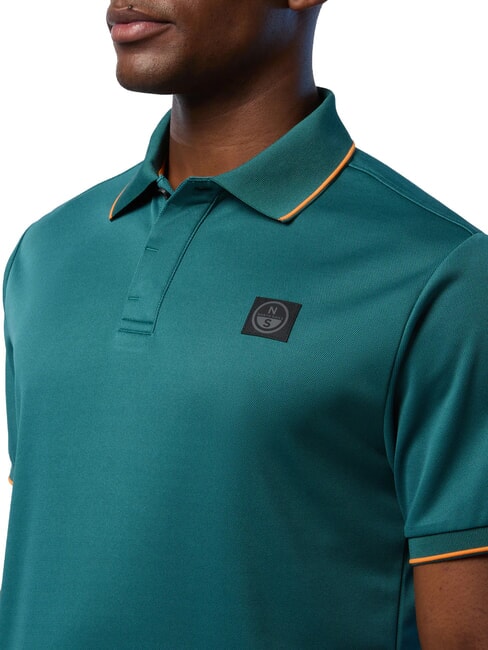 NORTH TECH L&auml;ssiges Kurzarm-Poloshirt Mittelmeer - Herren-Polo-Shirts/Herren-Polo-Shirt/Herrenpoloshirt/Herrenpoloshirts