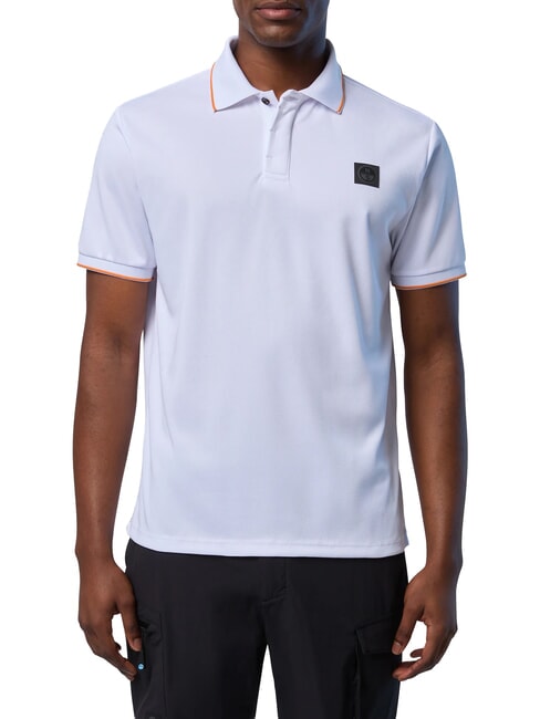 NORTH TECH L&auml;ssiges Kurzarm-Poloshirt Wei&szlig; - Herren-Polo-Shirts/Herren-Polo-Shirt/Herrenpoloshirt/Herrenpoloshirts