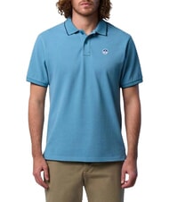NORTH SAILS COLLAR STRIPED Kurzarm-Poloshirt aus Baumwolle Niagara - Herren-Polo-Shirts/Herren-Polo-Shirt/Herrenpoloshirt/Herrenpoloshirts - 2