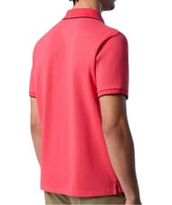NORTH SAILS COLLAR STRIPED Kurzarm-Poloshirt aus Baumwolle Geranie - Herren-Polo-Shirts/Herren-Polo-Shirt/Herrenpoloshirt/Herrenpoloshirts - 4
