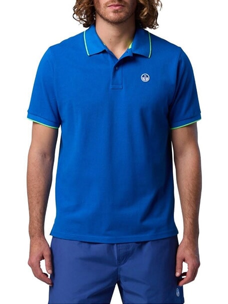 CORE Poloshirt aus 100 % Baumwolle Strand blau - Herren-Polo-Shirts/Herren-Polo-Shirt/Herrenpoloshirt/Herrenpoloshirts