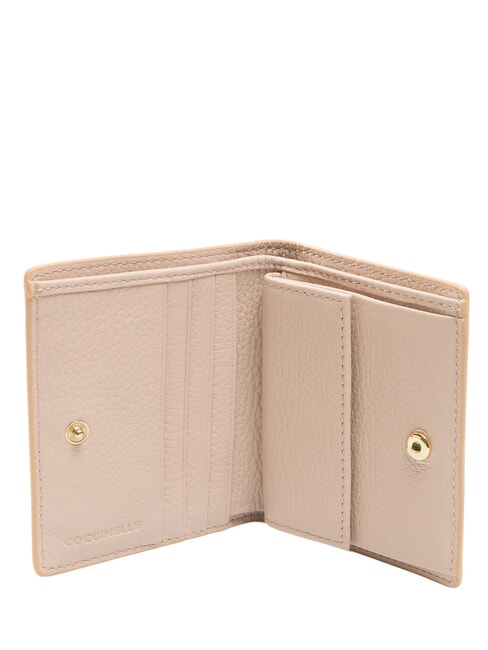 METALLIC SOFT  Kleine Geldb&ouml;rse aus Leder Rosetten - Brieftaschen Damen