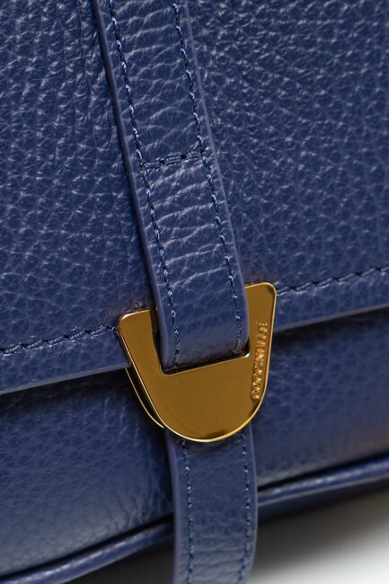 CAMPUS  Mini-Umh&auml;ngetasche aus Leder k&ouml;nigsblau - Damentaschen