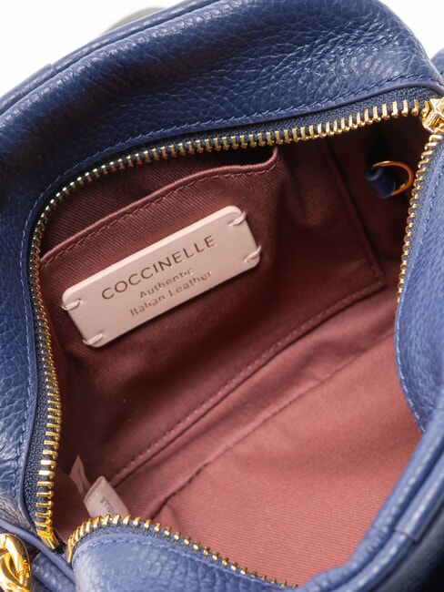 CAMPUS  Mini-Umh&auml;ngetasche aus Leder k&ouml;nigsblau - Damentaschen