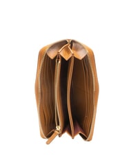 COCCINELLE METALLIC SOFT Geldb&ouml;rse aus strukturiertem Leder - Brieftaschen Damen