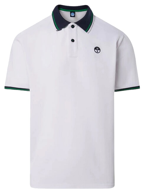 CORE Kurz&auml;rmeliges Poloshirt aus Baumwolle Wei&szlig; - Herren-Polo-Shirts/Herren-Polo-Shirt/Herrenpoloshirt/Herrenpoloshirts