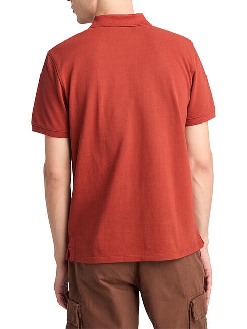 MILLERS RIVER Poloshirt aus Baumwolle verbranntes Henna - Herren-Polo-Shirts/Herren-Polo-Shirt/Herrenpoloshirt/Herrenpoloshirts