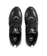 CALVIN KLEIN CK JEANS Retro Tennis Ledersneaker Schwarz - Herrenschuhe - 4