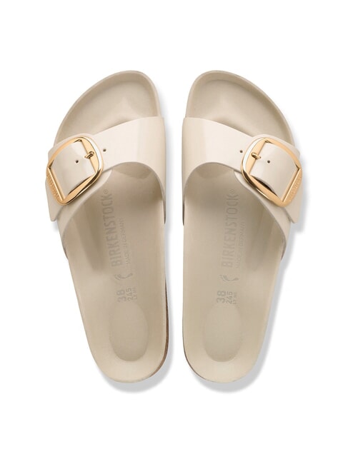 MADRID BIG BUCKLE Ledersandalen Glanzauster - Damenschuhe