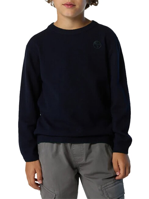 CORE Pullover aus Kaschmirmischung Navy blau - Kinderpullover