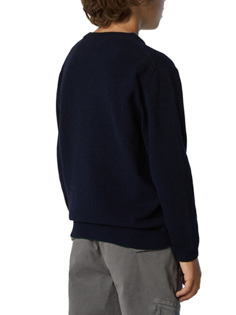 CORE Pullover aus Kaschmirmischung Navy blau - Kinderpullover