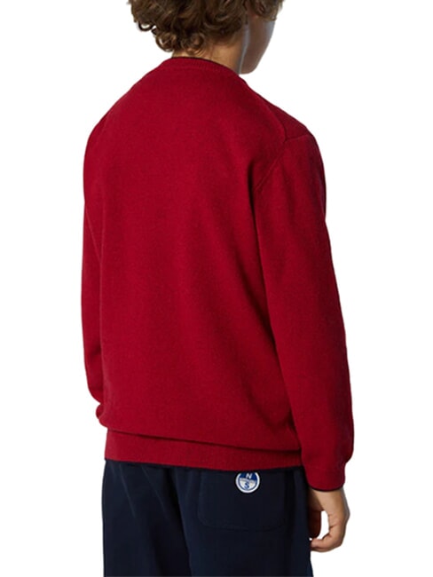 CORE Pullover aus Kaschmirmischung rote Lava - Herrenpullover
