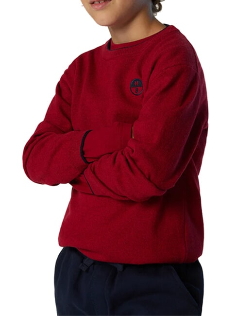 CORE Pullover aus Kaschmirmischung rote Lava - Herrenpullover
