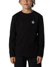 NORTH SAILS CORE Lang&auml;rmeliges T-Shirt Schwarz - Kinder-T-Shirt - 2