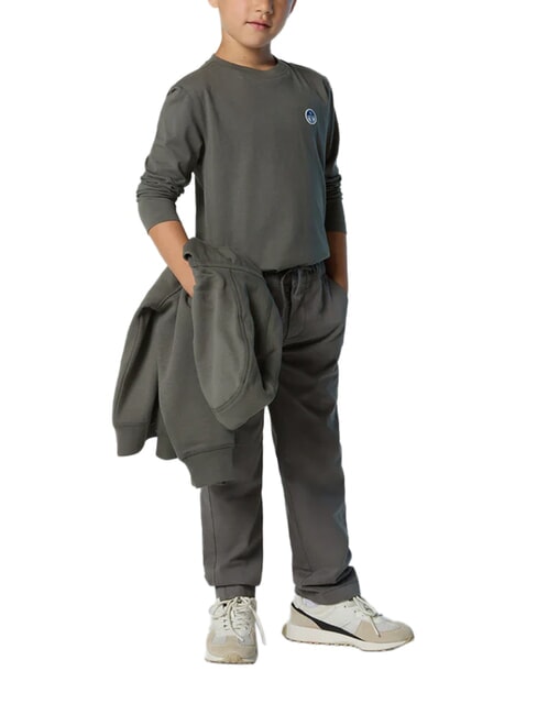 CORE Lang&auml;rmeliges T-Shirt Stadtgrau - Kinder-T-Shirt