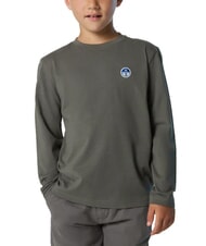 NORTH SAILS CORE Lang&auml;rmeliges T-Shirt Stadtgrau - Kinder-T-Shirt - 2
