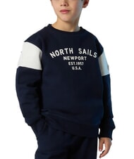 NORTH SAILS CORE Trainingsanzug aus Baumwoll-Sweatshirt Navy blau - Sweatshirts Kinder - 2