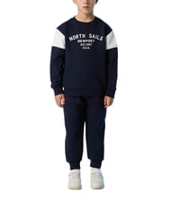 NORTH SAILS CORE Trainingsanzug aus Baumwoll-Sweatshirt Navy blau - Sweatshirts Kinder - 5
