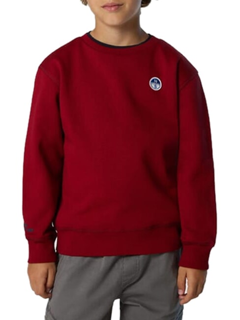 CORE Unisex-Sweatshirt aus Bio-Baumwolle rote Dahlie - Sweatshirts Kinder