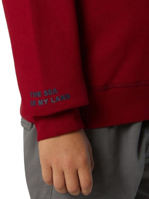 CORE Unisex-Sweatshirt aus Bio-Baumwolle rote Dahlie - Sweatshirts Kinder