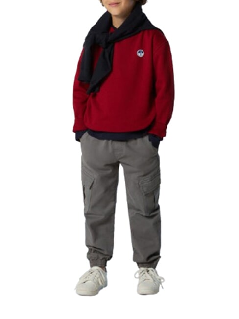 CORE Unisex-Sweatshirt aus Bio-Baumwolle rote Dahlie - Sweatshirts Kinder