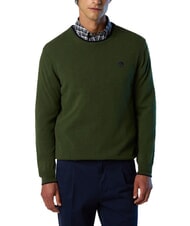 NORTH SAILS N|S Pullover mit Rundhalsausschnitt efeugr&uuml;n - Herrenpullover - 2