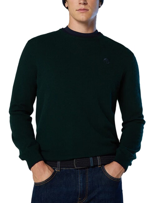 N|S Pullover mit Rundhalsausschnitt Pinienhain - Herrenpullover