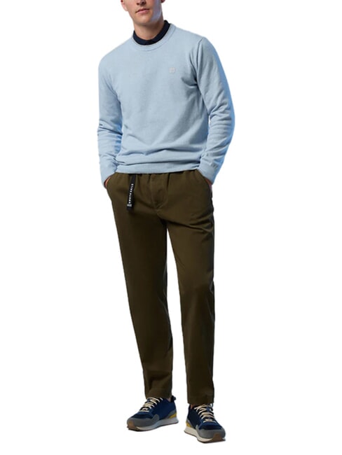 N|S Pullover mit Rundhalsausschnitt Eismelage - Herrenpullover