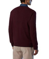 NORTH SAILS N|S Pullover mit Rundhalsausschnitt Bordeaux - Herrenpullover - 3