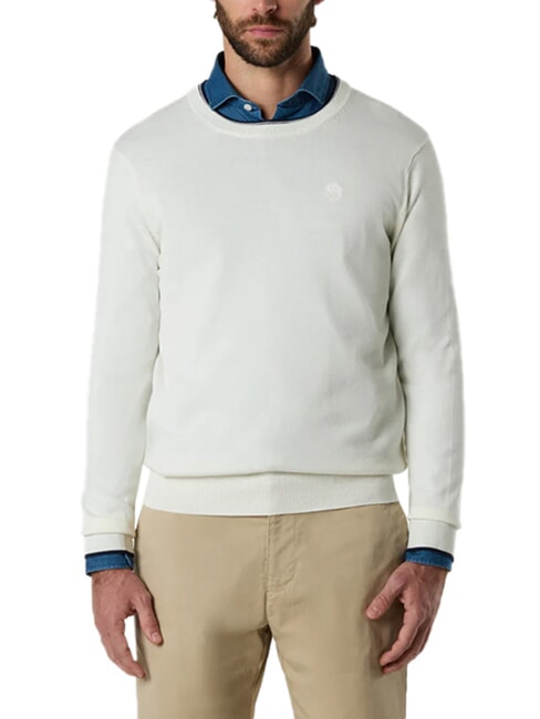 N|S Pullover mit Rundhalsausschnitt M&auml;usespeck - Herrenpullover