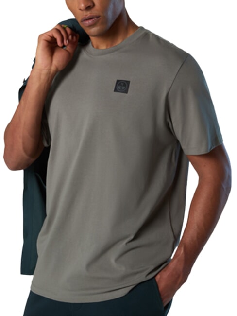 NORTH TECH T-Shirt aus 100 % Baumwolle Stadtgrau - Herren-T-Shirts