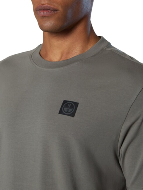NORTH TECH T-Shirt aus 100 % Baumwolle Stadtgrau - Herren-T-Shirts