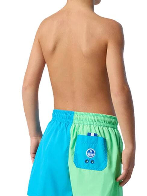 UPCYCLED Badeboxershorts aus recyceltem Stoff Kombinationen 2 - Kinderbademode